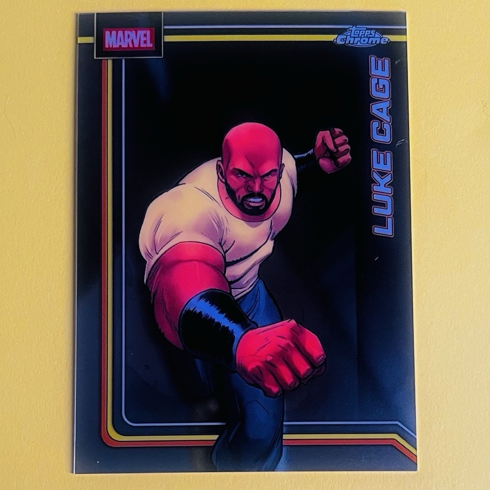 2026 Topps Chrome Marvel Luke Cage #72 Base Card